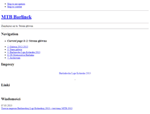 Tablet Screenshot of mtb-barlinek.webserwer.pl